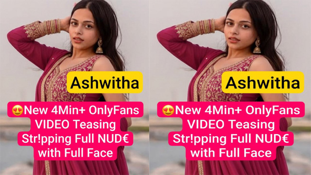 Ashwitha Super Seductive – Teasing Boobs Pressing – Stripping Full Nude